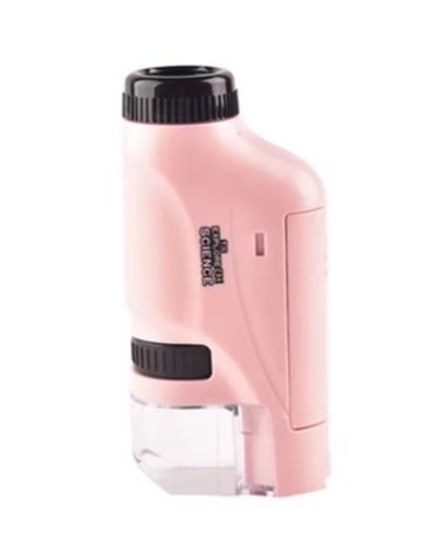 Міні кишеньковий мікроскоп Pocket Microscope 60X-120X з підсвіткою, дитячий ручний мікроскоп збільшує до 120 разів