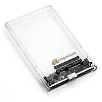 Кишеня HDD•SSD 2.5" USB 3.0 Dynamode (MicroB прозорий)