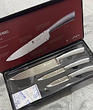 Набір ножів з 3 предметів MASTERPRO від Roland Trettl з нержавіючої сталі, фото 7