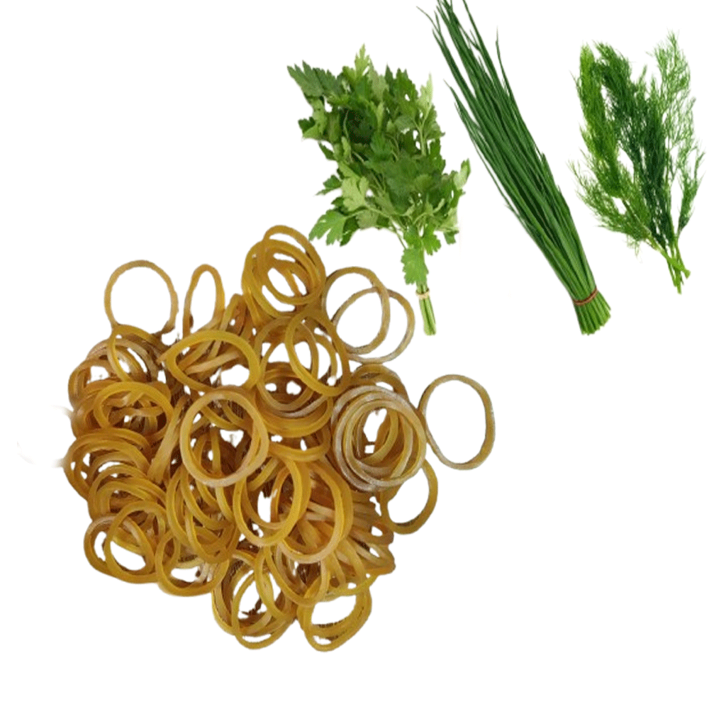 Гумки  для упаковки Зелені   силіконові 500 гр, фото 1