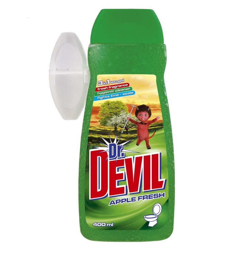 Гель для унітазу Dr.Devil Яблучна свіжість 400 мл, фото 1