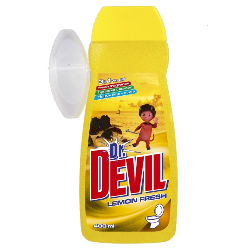 Гель для унітазу Dr.Devil Лимон 400 мл, фото 1
