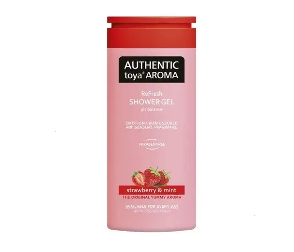 Гель для душу Authentic Strawberry & Mint 400 мл, фото 1