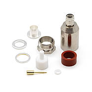 Роз'єм SMA Male (тато, штекер) різьбовий на кабель RG-8, RG-213, LMR400, SYV-50-7, 7D-FB, 8D-FB, конектор, фото 5