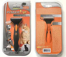 Croci Powerfur для видалення підшерстка у короткошерстих кішок, розмір S