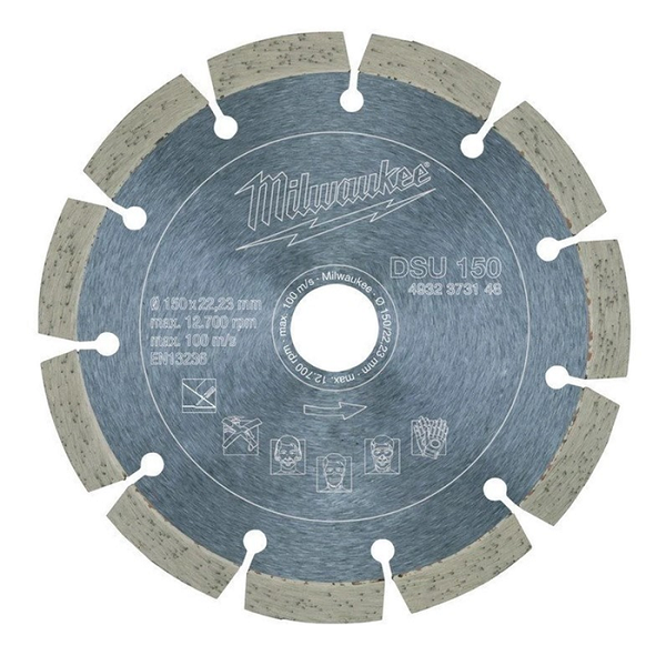 Алмазний диск Milwaukee DSU 150, Ø 150 мм (4932373148)