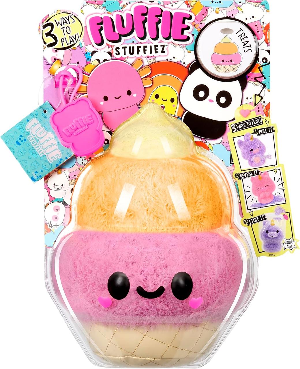 М’яка іграшка-антистрес Fluffie Stuffiez Пухнастий сюрприз Морозиво.