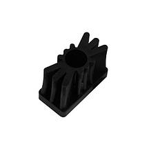 Заглушка прямокутна з різьбою