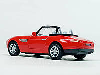 Машинка Kinsmart «BMW Z8» червона KT5022W-1, фото 4