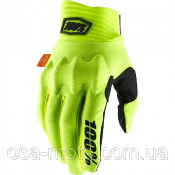 Мотоперчатки Ride 100% COGNITO Glove Fluo Yellow M