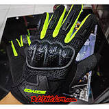 Мотоперчатки Scoyco MC58-2 Fluor Yellow XL, фото 2