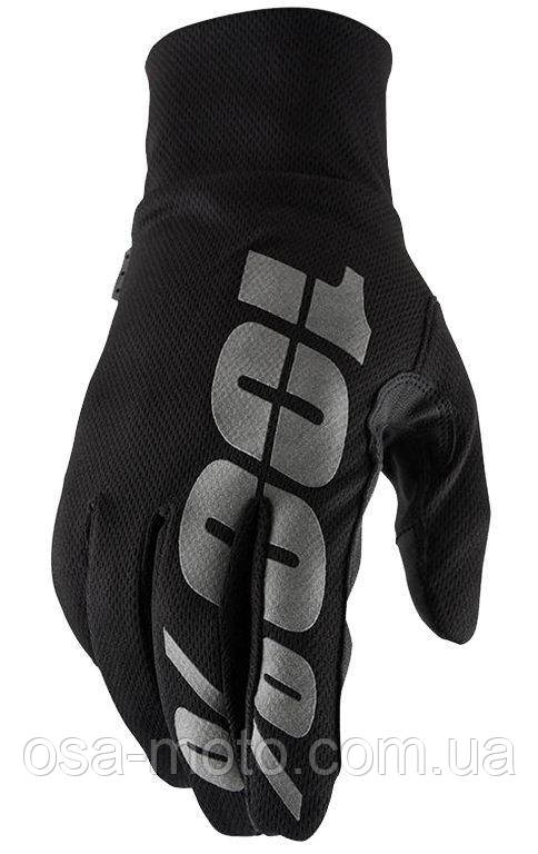 Мотоперчатки Ride 100% Hydromatic Black водостійкі M