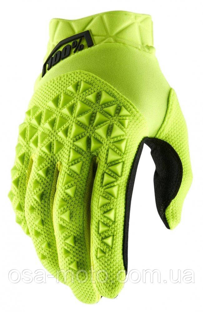 Мотоперчатки RIDE 100% AIRMATIC Glove Fluo Yellow M