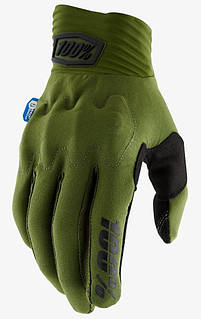 Мотоперчатки Ride 100% COGNITO Glove Smart Shock Army Green L