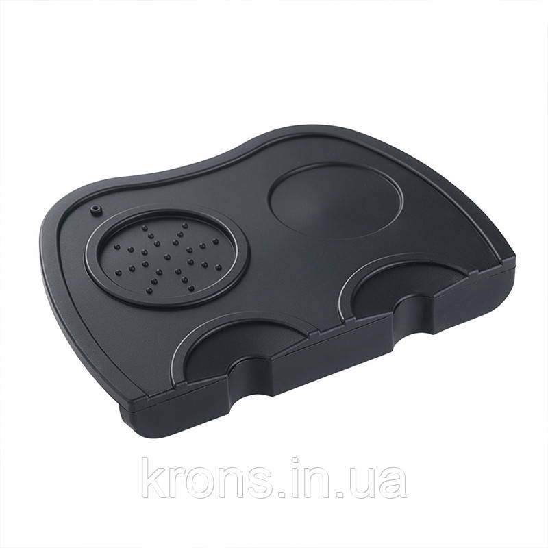 Килимок для темперування кави Choxila 11702 21*15*3 см нековзний силіконовий Black, фото 1