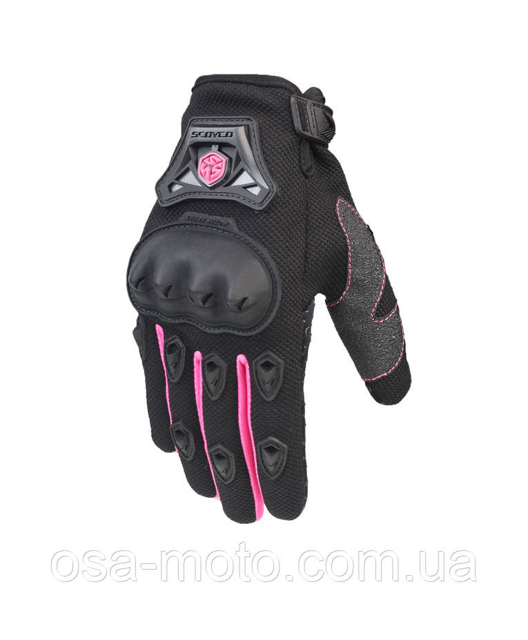 Мотоперчатки жіночі Scoyco MC29 Pink L