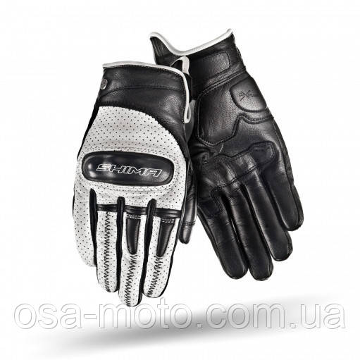 Мотоперчатки Shima Caliber White S