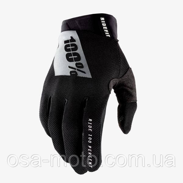Мотоперчатки RIDE 100% RIDEFIT Glove Black L, фото 1