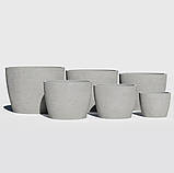 Кашпо для вулиці "Рим" Д400-800 для квітів, кущів та дерев, для вулиці, саду, дачі та тераси вазон бетонний, фото 4