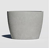 Кашпо для вулиці "Рим" Д400-800 для квітів, кущів та дерев, для вулиці, саду, дачі та тераси вазон бетонний, фото 5
