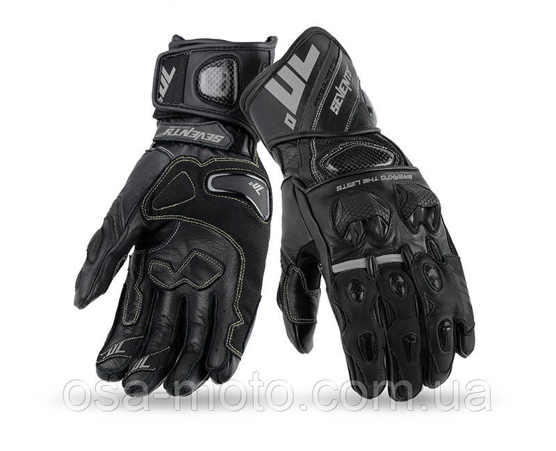 Мотоперчатки Seventy R12 Black S