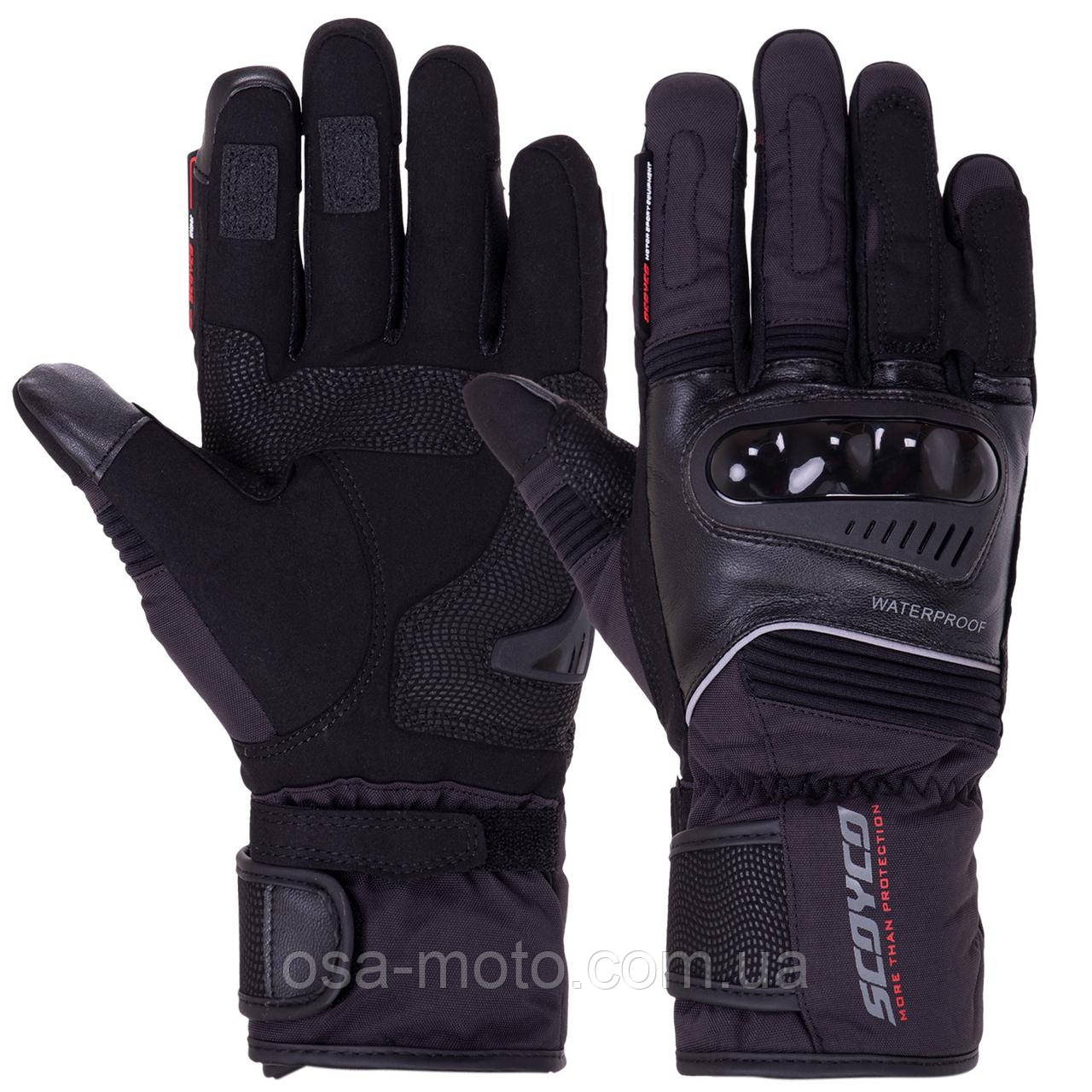 Мотоперчатки теплі Scoyco MC82 Black M