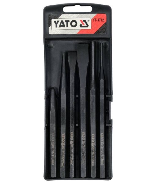 Набір кернів, зубил 9 предметів Yato (YT-4712)
