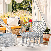 Садова гойдалка-гамак GardenLine Grey