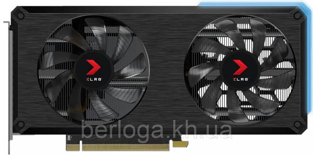 Відеокарта PNY GeForce RTX 3060 Ti 8GB XLR8 Gaming REVEL EPIC-X RGB Dual Fan Edition LHR (VCG3060T8LDFXPPB)