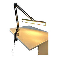 Настільна лампа "Лижа" чорна з регулюванням яскравості