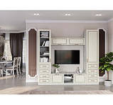 Шафа 1Д+ скло/4Ш Софі/Sophie МДФ (Кіївський Стандарт) 500х570х2200мм, фото 8