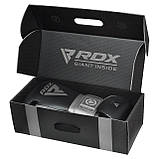 Боксерські рукавиці RDX  MARK PRO SPARRING TRI LIRA 2 SILVER-10 унцій (капа в комплекті), фото 6