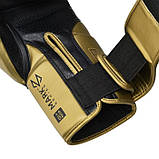 Боксерські рукавиці RDX MARK PRO SPARRING TRI LIRA 2 GOLDEN-12 унцій (капа в комплекті), фото 7
