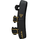 Пади для тайського боксу RDX ARM PAD F6 MATTE GOLDEN (1шт.), фото 3