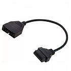 Перехідник з OBD2 16pin мама на GM 12pin тато GM12 Daewoo Lanos Sens, фото 3