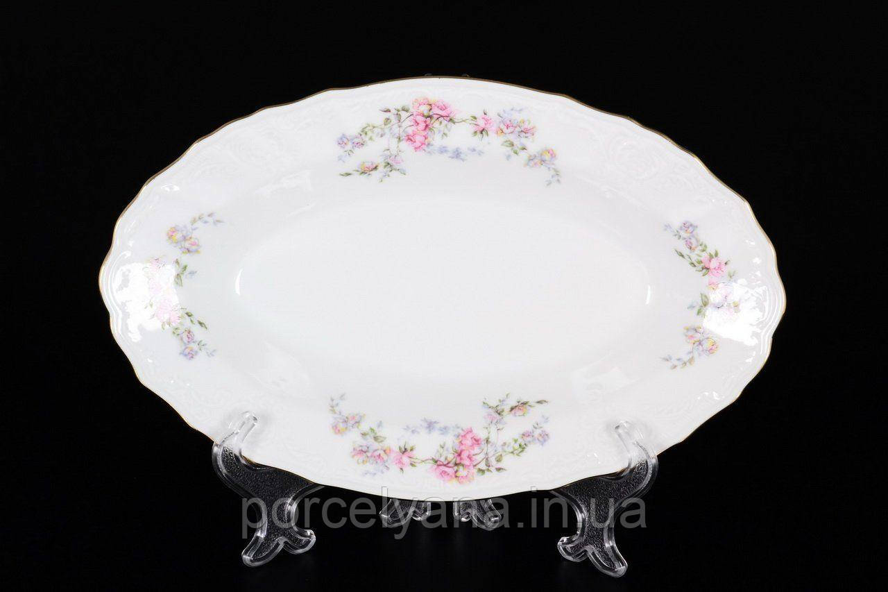 Блюдо овальне глибоке 24 см Thun Bernadotte дика троянда 6468011, фото 1
