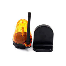 Сигнальна лампа для воріт з антеною LED 12-265В JD-06, фото 3