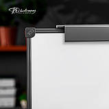 Фліпчарт маркерний "Преміум" 1000х700 мм темно-сірий профіль, фото 3