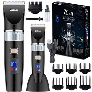 Машинка для стрижки 7 в 1 Zilan ZLN8931, водонепроникна, регульований розмір стрижки