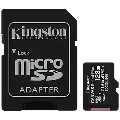 Kingston (SDCS2/128GB) 128Гб microSDXC U1 V10 A1 Карта пам’яті
