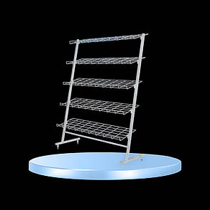 Стійка для Взуття 5 полиць 90 см метал