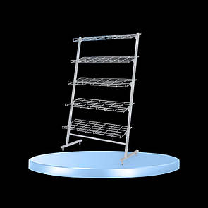 Стійка для Взуття торговельна 5 полиць 70 см метал