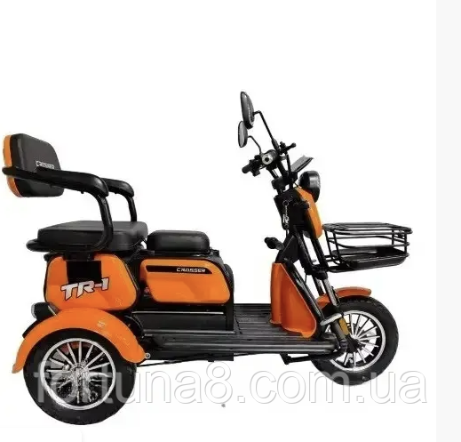 Купить Электротрайк трехколесный трицикл Crosser TR-1 (600W