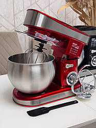 Планетарний міксер тістоміс з чашею 7 л Кухонний комбайн міксер Zepline ZP-137 3500 Вт
