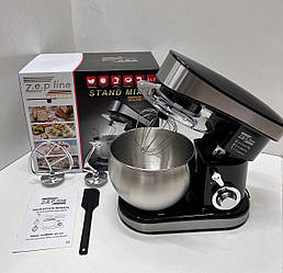 Планетарний міксер тістоміс з чашею 7 л Кухонний комбайн міксер Zepline ZP-137 3500 Вт