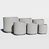 Вазон з бетону "Комо"(Д35-60) см кашпо горщик для квітів, кущів та дерев, для вулиці, саду, дачі та тераси, фото 2