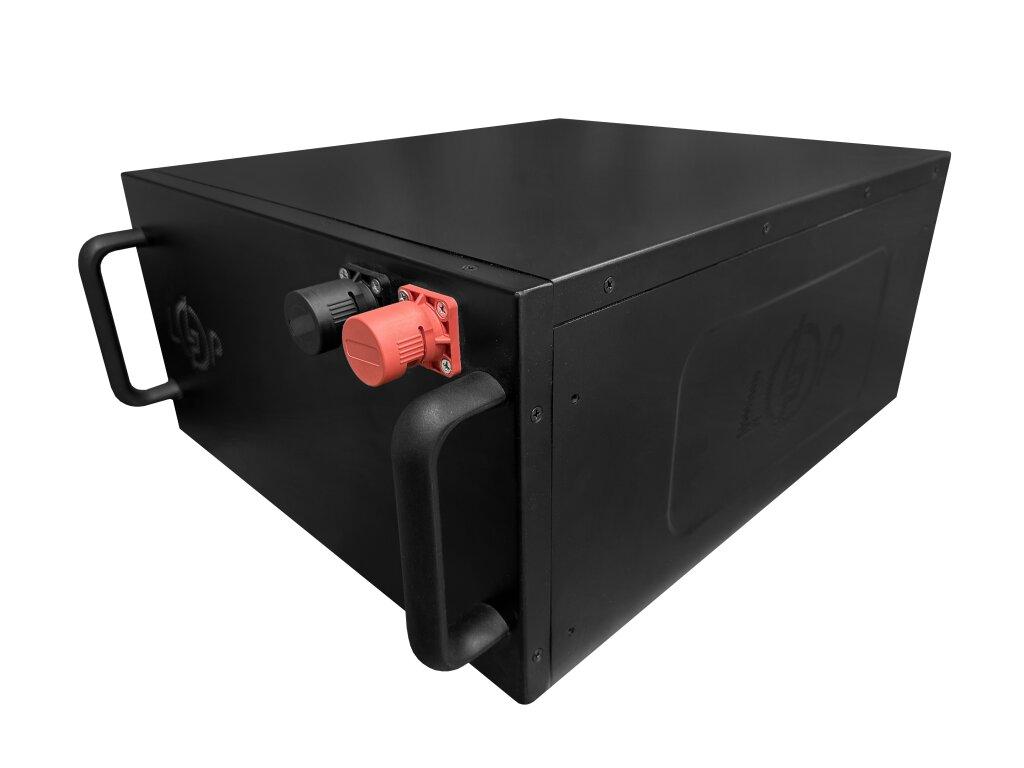 Акумулятор LP LiFePO4 51,2V - 100 Ah (5120Wh) (BMS 100A/50А) метал Smart BT