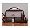 Чоловіча сумка Kangaroo ділова коричнева, фото 2