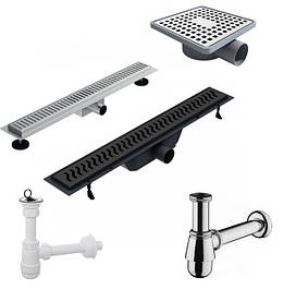 Душові трапи, сіфони