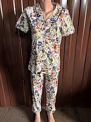 Піжама жіноча (англійський комір)